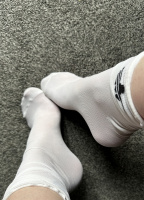 My Sweaty Gym Socks - I bet you would love me to smother your face with my sweaty socks after a gym 
